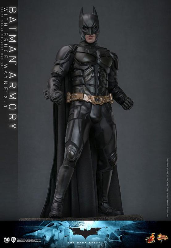 The Dark Knight Movie Masterpiece Action Figures & Diorama 1/6 Batman Armory with Bruce Wayne (2.0)