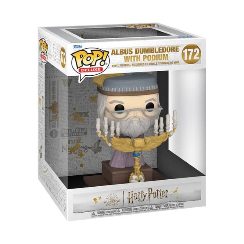 Harry Potter POP! Deluxe Vinyl Figure Deluxe Dumbledore w/Podium 12 cm