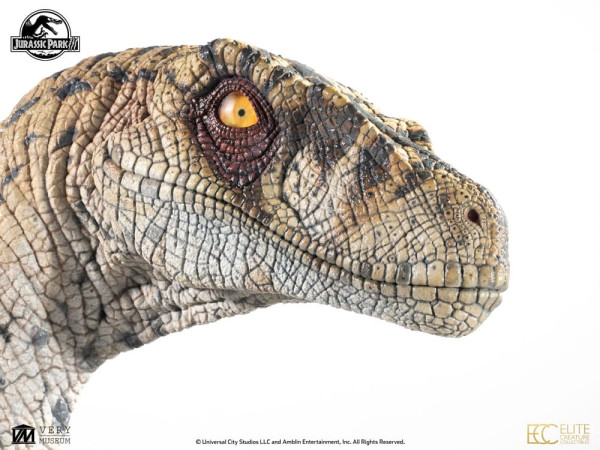 Jurassic Park III Bust Female Velociraptor White Queen 75 cm 9