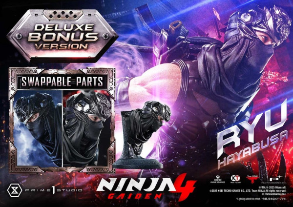 Ninja Gaiden 4 Ultimate Premium Masterline Series Statue 1/4 Ryu Hayabusa Deluxe Bonus Version 70 cm 2