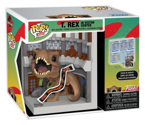 Jurassic Park POP! Nooks Vinyl Diorama Visitor's Center 16 cm 1