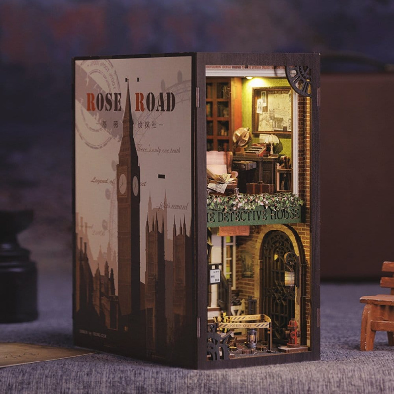 Book Nook Rose Detective Agency 23 x 11 cm 12