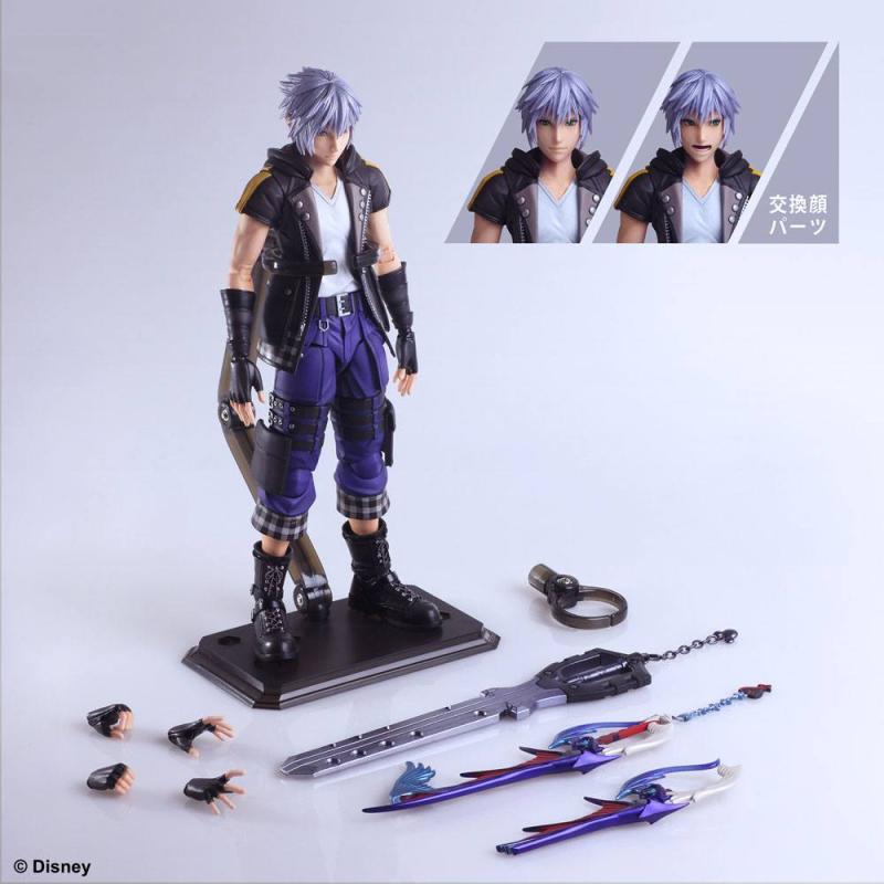 Kingdom Hearts III Play Arts Kai Action Figure Riku Ver. 2 Deluxe 24 cm