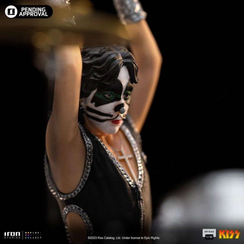 Kiss Art Scale Statue 1/10 Peter Criss Limited Edtition 22 cm 6