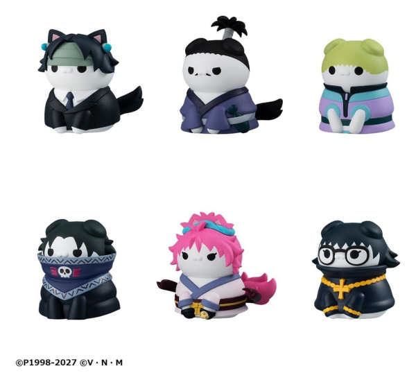 Hunter x Hunter Mega Cat Project Mini Figures Nyanter x Nyanter the Phantom Troupe x Cat 3 cm Blind 10