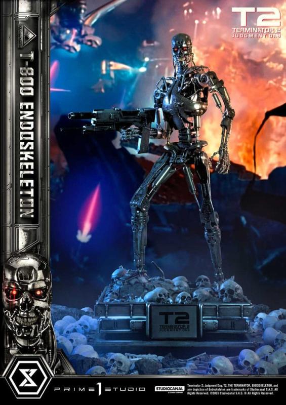 Terminator 2 Museum Masterline Series Statue 1/3 Judgment Day T800 Endoskeleton Deluxe Version 74 cm