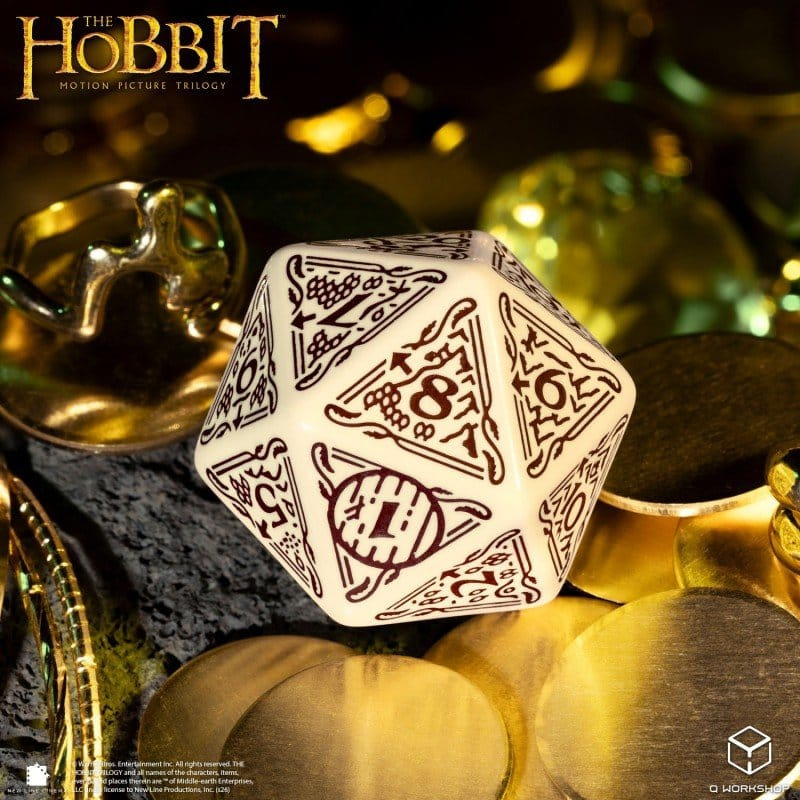 The Hobbit Spindown Jumbo Die Terra TCG D20 4