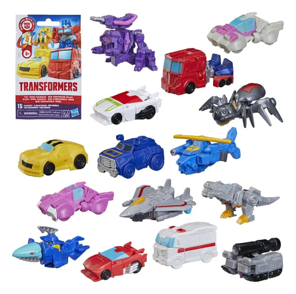 Transformers Mini Action Figures 4 cm Tiny Turbo Changers Blind Box Display (24) 5
