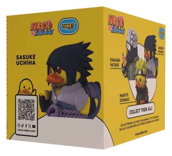 Naruto Shippuden Tubbz PVC Figure Sasuke Uchiha Boxed Edition 10 cm 3
