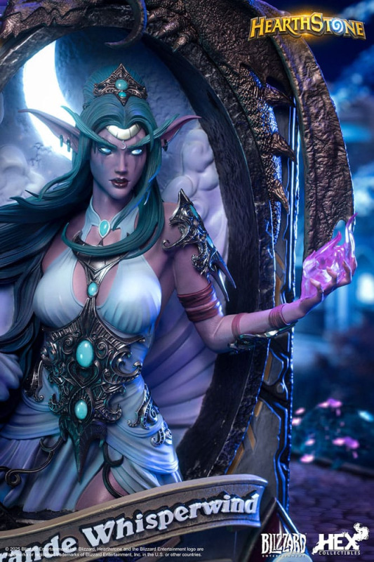 Hearthstone 3D Art Frame Statue Tyrande Whisperwind 31 cm 6