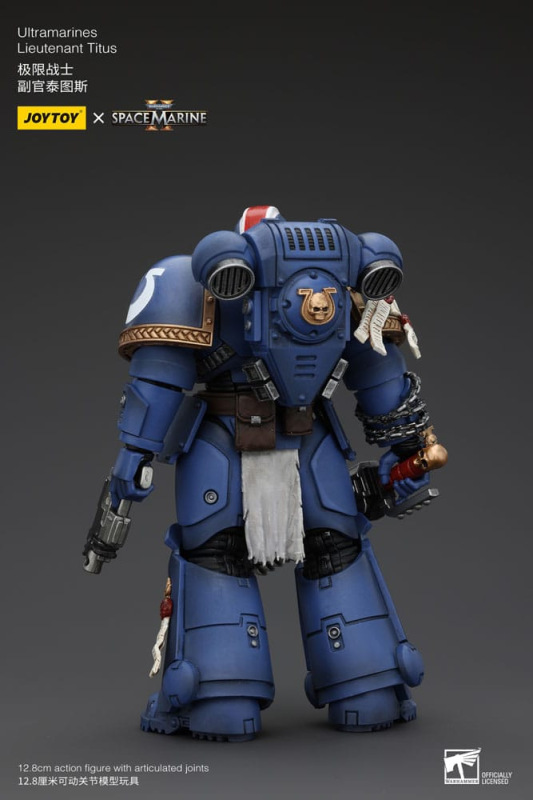 Warhammer 40k Action Figure 1/18 Uitramarines Lieutenant Titus 13 cm 4