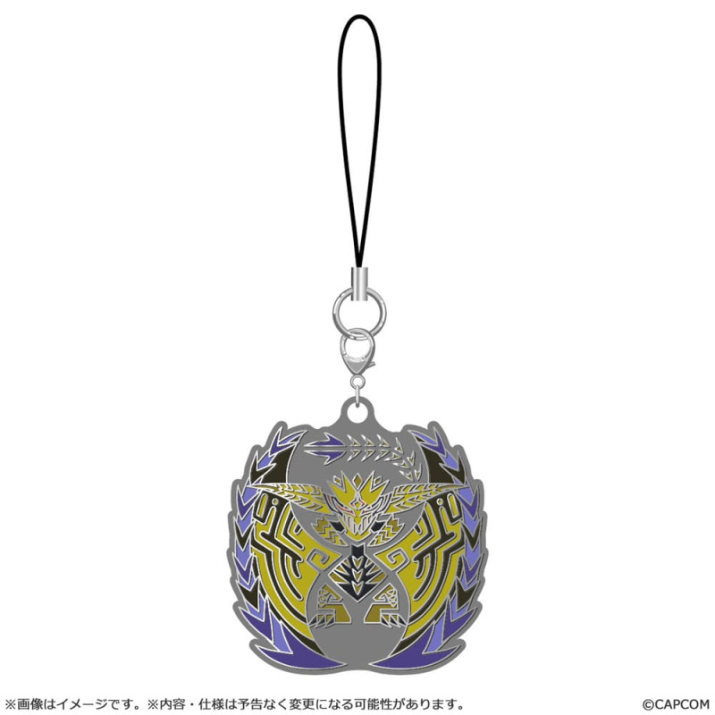 Monster Hunter Wilds Metal Keychain Monster icon Blind Box Assortment (10) 10