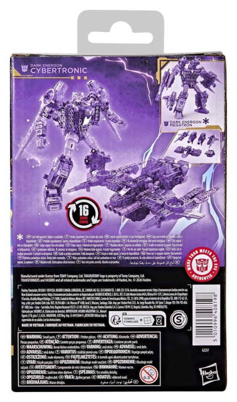 Transformers Age of the Primes Deluxe Class Action Figure Dark Energon Cybertronic 14 cm 1