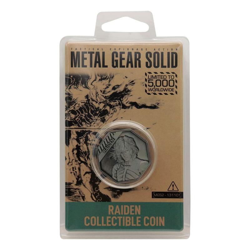 Metal Gear Solid 2 Collectable Coin Raiden Limited Edition