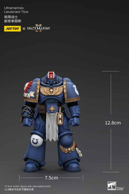 Warhammer 40k Action Figure 1/18 Uitramarines Lieutenant Titus 13 cm 10