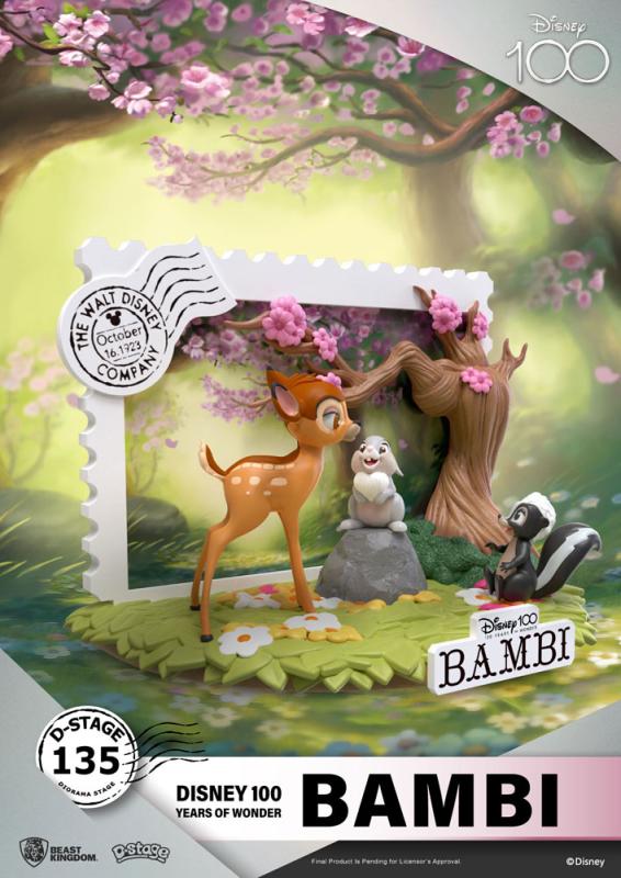 Disney 100th Anniversary D-Stage PVC Diorama Bambi 12 cm