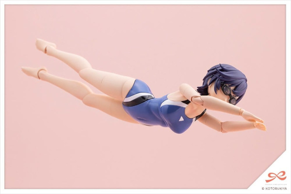 Sousaishojoteien Plastic Model 1/10 Rui Saotome Touou High School Competitive Swimsuit 16 cm 8