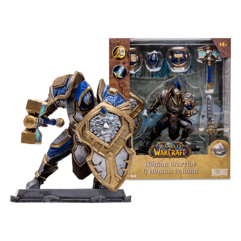 World of Warcraft Action Figure Human: Paladin / Warrior 15 cm 3