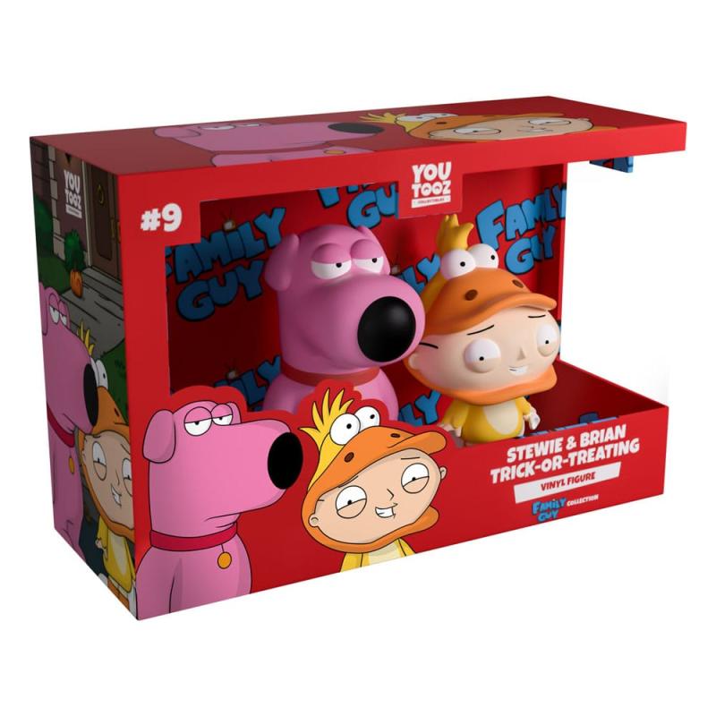 Family Guy Vinyl Figures 2-Pack Stewie & Brian Trick-Or-Treating 10 cm