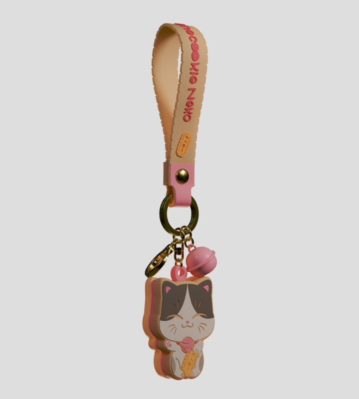 Manecookie Neko Silicone-Keychain S1 13 cm Blind Box Display (8) 1