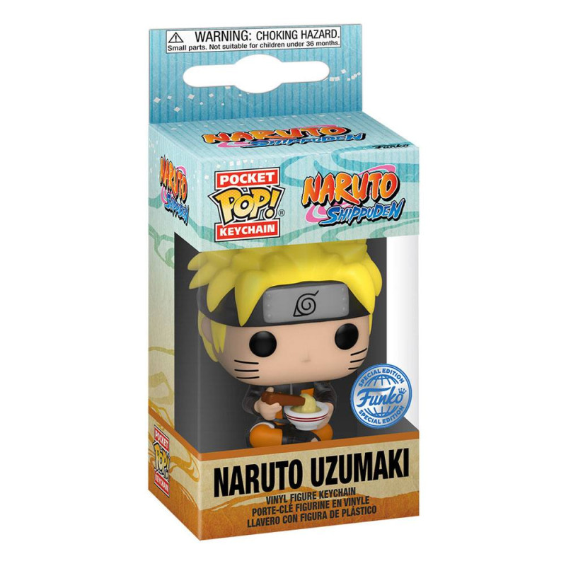 Naruto Pocket POP! Vinyl Keychains 4 cm Naruto w/Noodles Display (12) 1