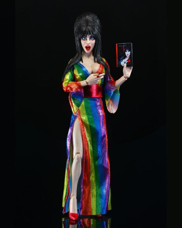 Elvira, Mistress of the Dark Clothed Action Figure Over the Rainbow Elvira 20 cm 8