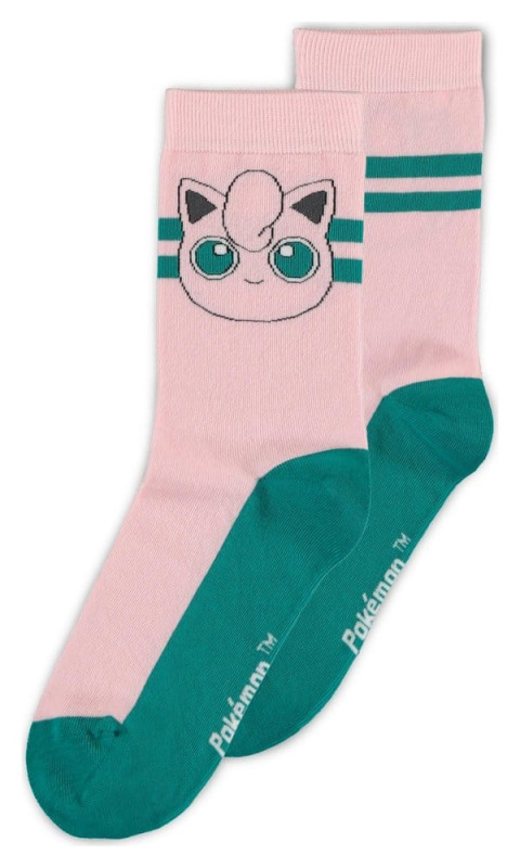 Pokémon Socks 3-Pack Crew 35-38 1