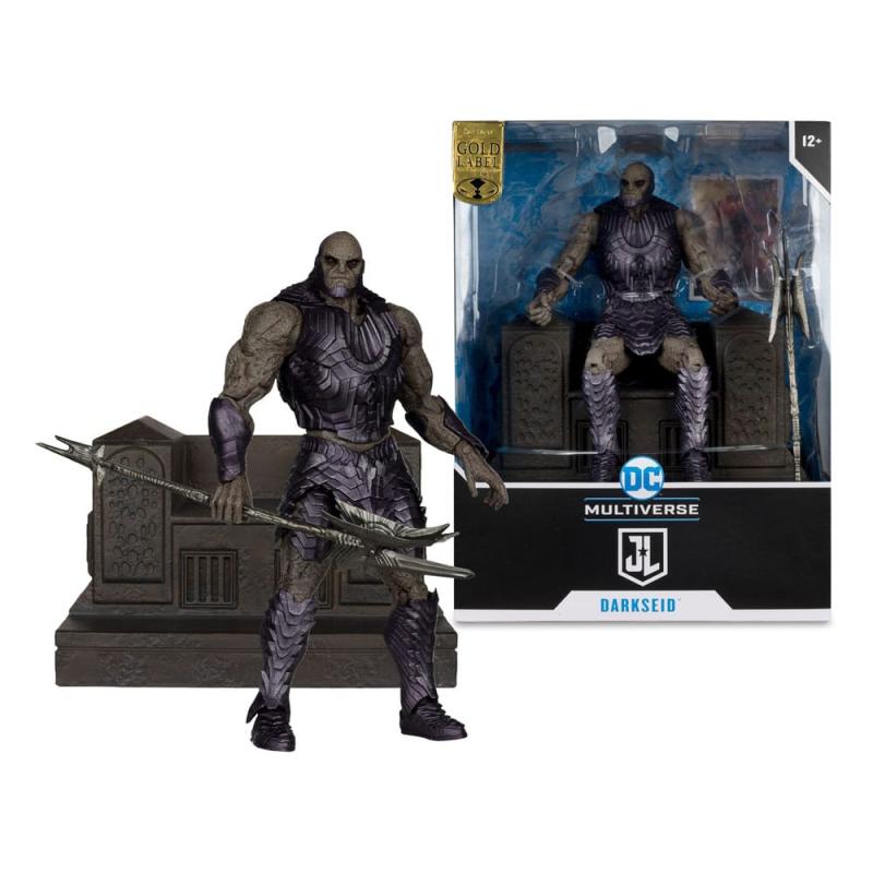 Zack Snyder's Justice League DC Multiverse Mega Action Figure Darkseid with Throne (Gold Label) 24 c