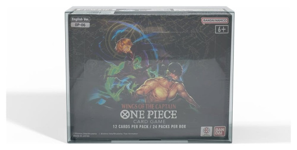 Evoretro PET Protectors 1-Pack for One Piece Card Game Booster Boxes (OP-04 to OP-08) 12 x 6 x 15 cm 6