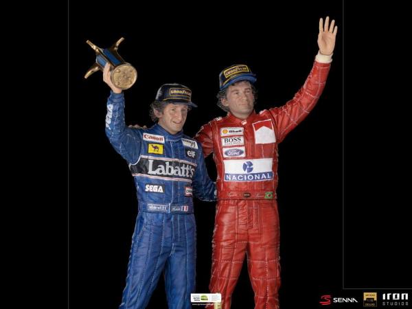 Ayrton Senna Deluxe Art Scale Statue 1/10 Alain Prost & Ayrton Senna (The Last Podium 1993 3