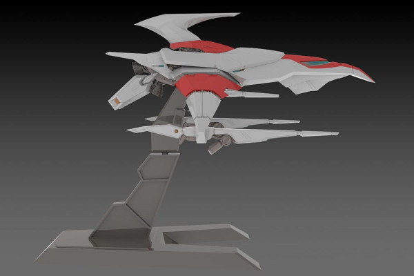Dariusburst CS Core Plastic Kit 1/144 Legend Silver Hawk 3F-1B Space Fighter 14 cm 4