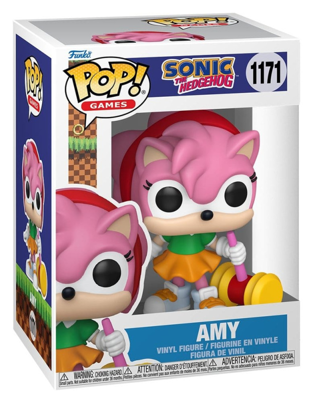 Sonic - The Hedgehog POP! Games Vinyl Figures Amy Rose with Piko Hammer with Chase 9 cm Assortment ( 2