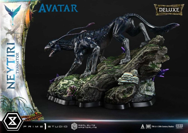 Avatar (Film) Real Elite Masterline Series Statue 1/4 Neytiri & Thanator Deluxe Bonus Version 75 cm 7