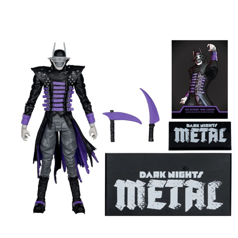 DC Multiverse Action Figure The Batman Who Laughs (B&W with accent) (Gold Label) 18 cm 2