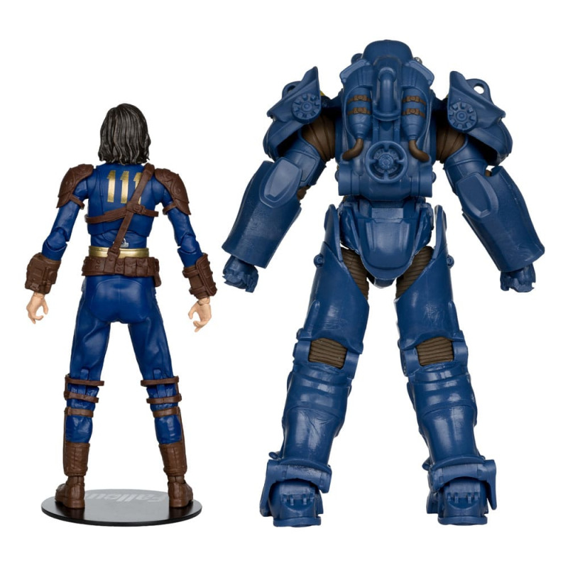 Fallout 4 Statue 2-Pack T-60 Vault Tec & Sole Survivor 18 cm 6