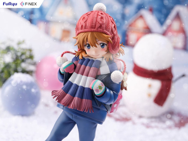 Evangelion: 3.0 + 1.0 Thrice Upon a Time FNEX Statue 1/6 Asuka Shikinami Langley Winter Ver. 20 cm 4