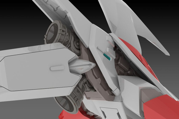 Dariusburst CS Core Plastic Kit 1/144 Legend Silver Hawk 3F-1B Space Fighter 14 cm 6