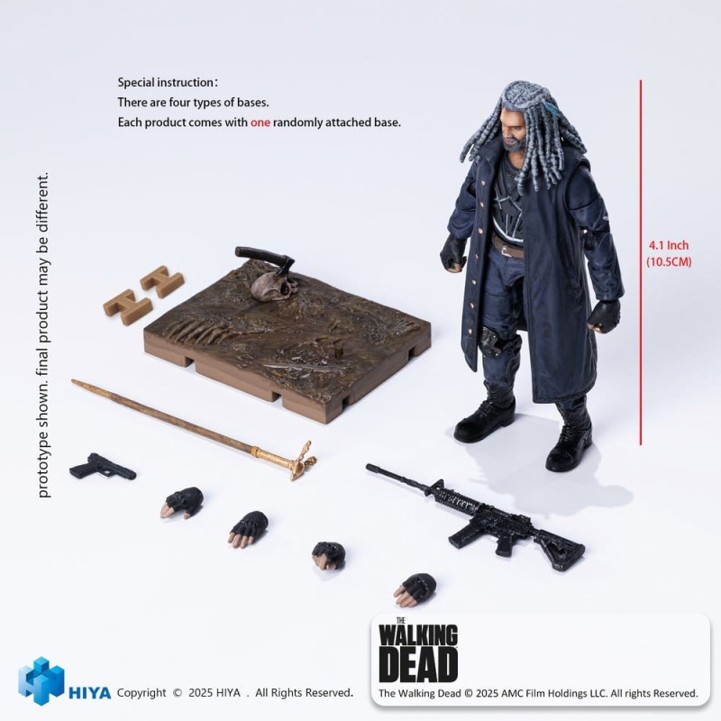 The Walking Dead Exquisite Mini Series Actionfigur 1/18 Ezekiel 11 cm 8