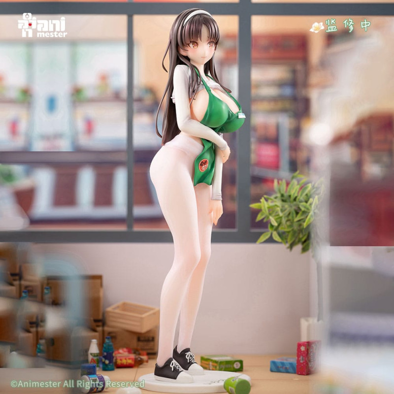 Original Character Statue 1/6 First Business! Mari Hanamiya the Gentle Shop Assistant illustration b 7