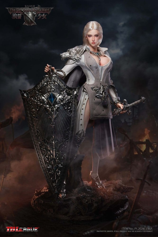 The Girl Under Wolf's Ward Action Figure 1/6 Alina (Silver) 30 cm 7