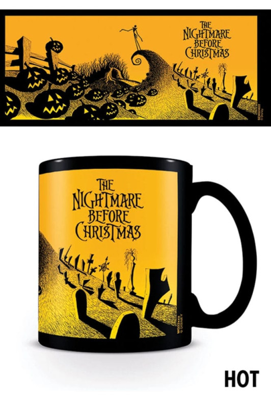 Nightmare before Christmas Heat Change Mug Graveyard Scene 1
