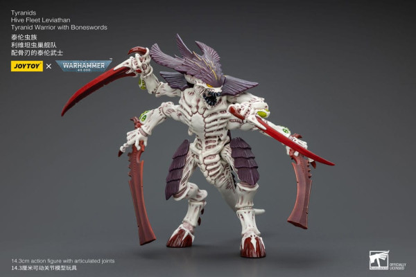 Warhammer 40k Action Figure 1/18 Tyranids Hive Fleet Leviathan Tyranid Warrior with Boneswords 12 cm 11
