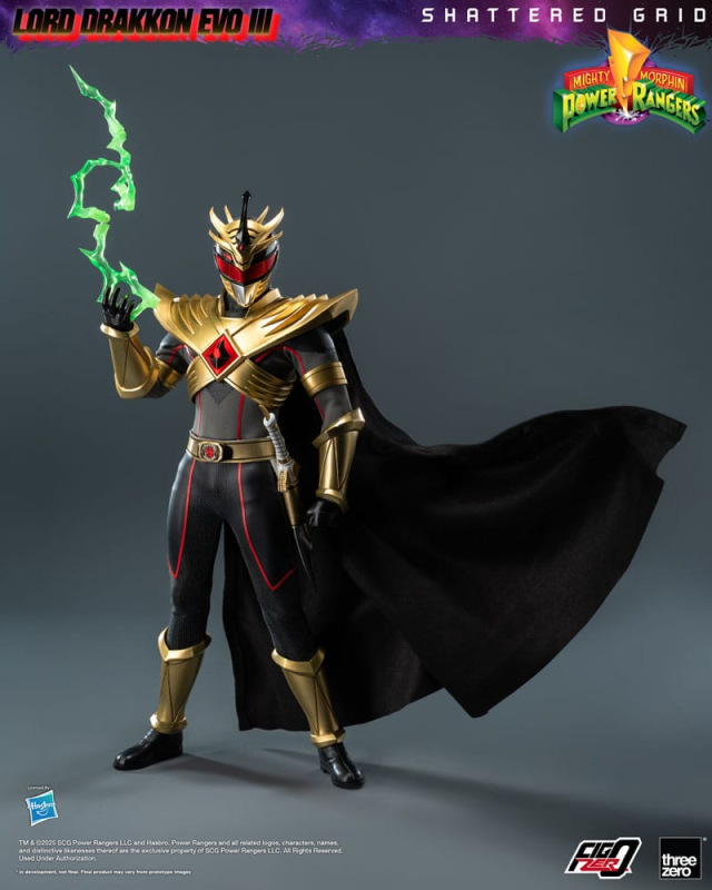 Mighty Morphin Power Rangers Shattered Grid FigZero Action Figure 1/6 Lord Drakkon Evo III 30 cm 2