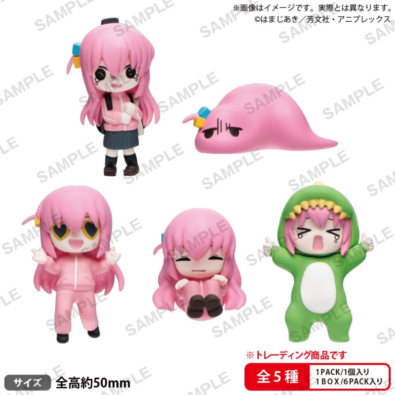 Bocchi the Rock! PVC Figures Full of Bocchi-chan Box Ver. 5 cm Assortment (6)