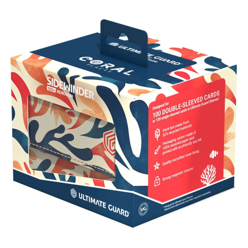 Ultimate Guard Sidewinder 100+ Xenoskin 2025 Exclusive "Coral Places" - Mellow Sea 8