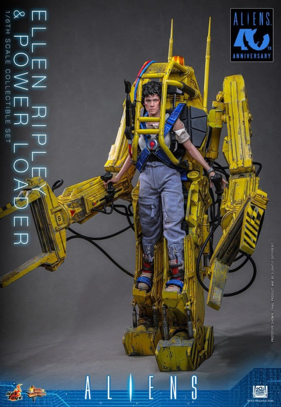 Alien Movie Masterpiece Figure Set 1/6 Ellen Ripley and Power Loader 52 cm 2