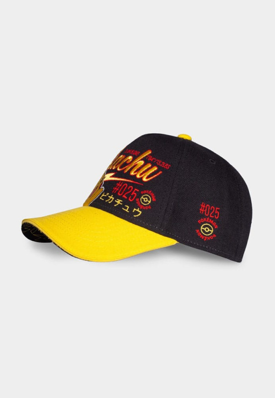 Pokemon Curved Bill Cap Pikachu Hello 1