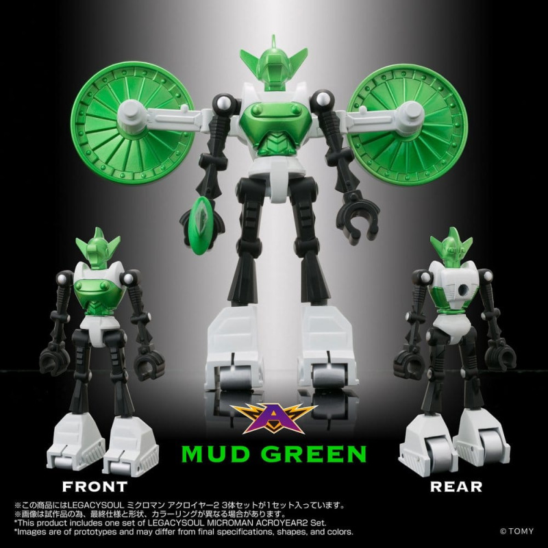 Microman Legacysoul Action Figure 3-Pack Acroyear 2 8