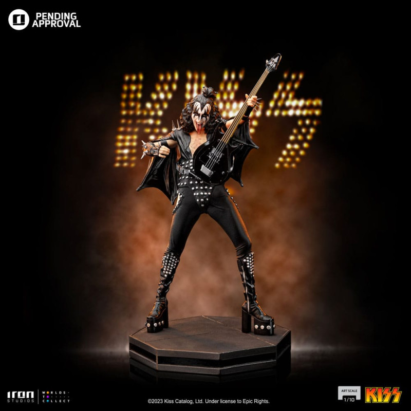 Kiss Art Scale Statue 1/10 Gene Simons Limited Edtition 26 cm 4