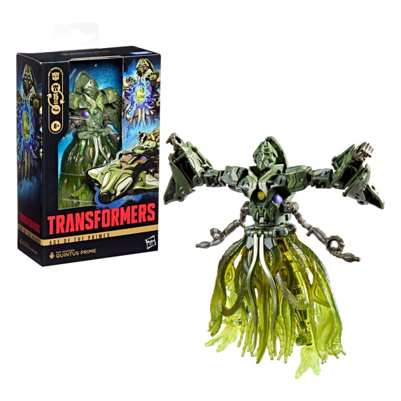 Transformers Age of the Primes Deluxe Class Action Figure The Thirteen: Quintus Prime 14 cm 2